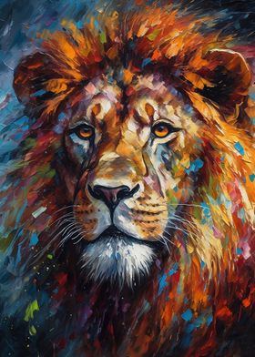 Lion Colorful