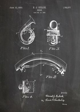 Horn patent 1930