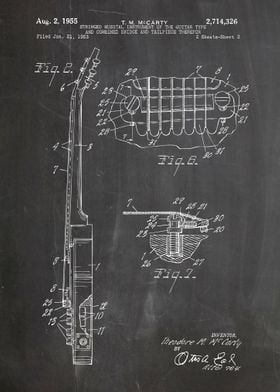 Guitar patent 1955