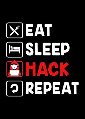 Eat Sleep Hack Repeat