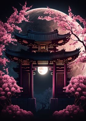 japanese night sakura 