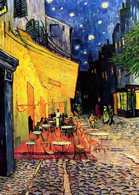 Cafe Terrace at Night