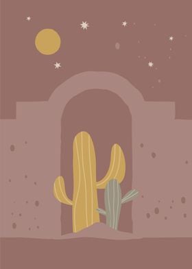 Minimalist Desert Artwork