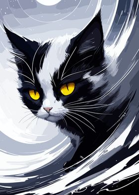 Black and White Cat