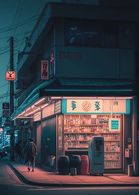 Japan Pixel Art