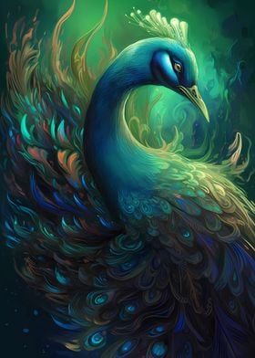 Peacock Posters Online - Shop Unique Metal Prints, Pictures