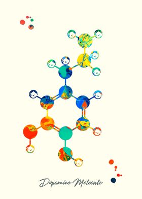 Dopamine Molecule