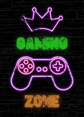 Gaming Zone Neon Style