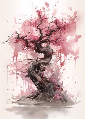 Pink Cherry tree