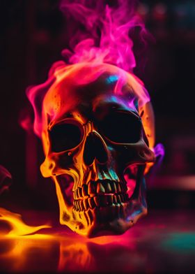 Skull on Fire