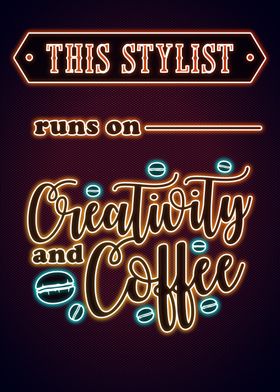 Coffee Neon Poster