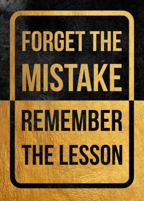 Forget The Mistake