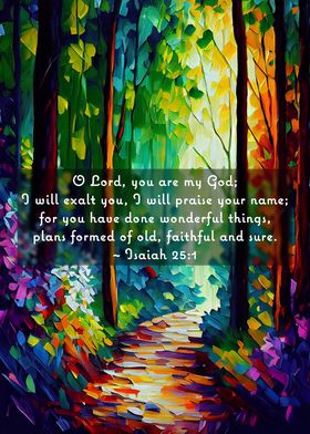 Isaiah 25 1