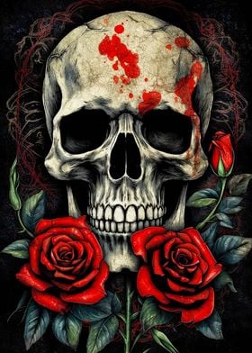 Skull and Roses