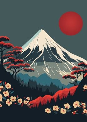 Japan Fuji mountain