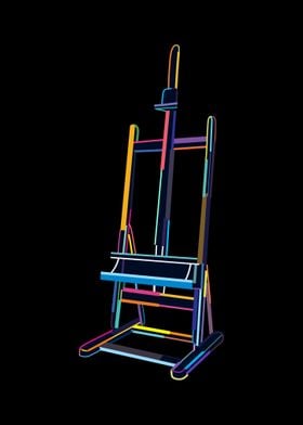 Abstract easel 