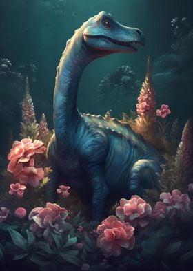 Posters Brachiosaurus | Pictures, - Metal Unique Prints, Displate Shop Online Paintings