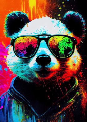 Panda PopArt Animal