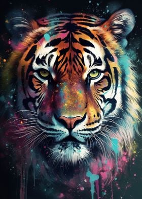 Tiger painting