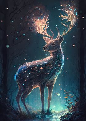 Deer Wild Anima Fairy Tale