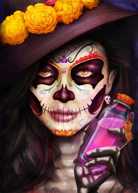 Sugar Skull Portrait 1