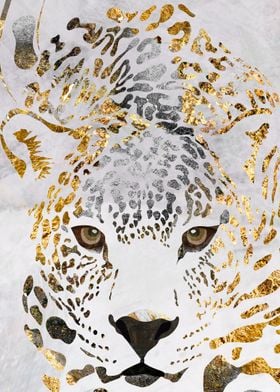 White gold jaguar
