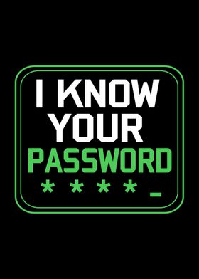 I Know Your Password