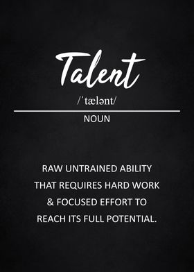 Talent definition