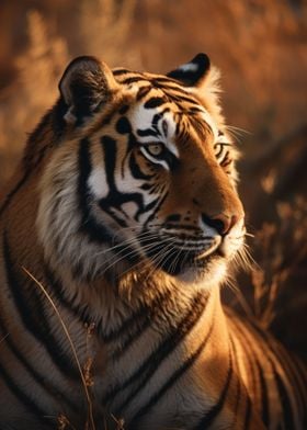 Tiger Wildlife Portrait