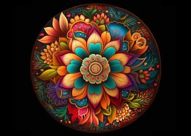 Floral mandalas