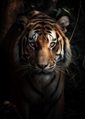 Tiger Wildlife Portrait