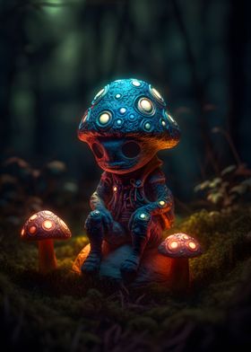 Psychedelic Mushroom Guy