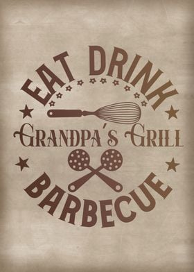 Grandpa grill barbecue