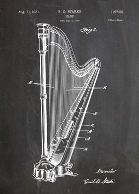 Harp patent 1931