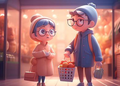 couple shopping