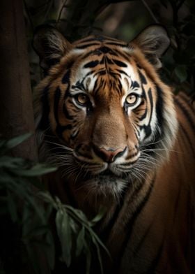 Tiger Wildlife Portrait