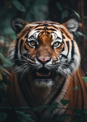 Tiger Wildlife Portrait