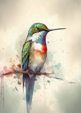 Colorful Humming Bird