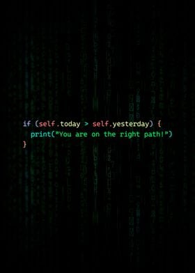 Daily motivational code 1