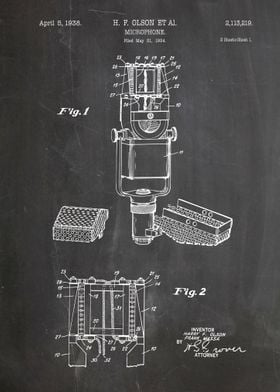 Microphone patent 1938