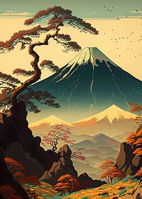 japan vintage landcapes 