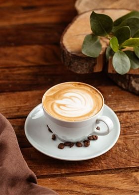 Wooden Desk Coffee