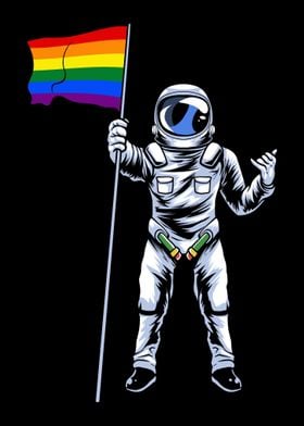 Lgbt Gay Pride Astronaut