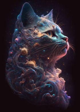 Cosmic Cats Feline Stars