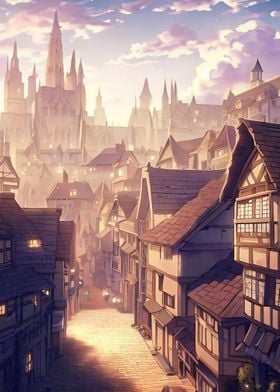 Anime Medieval City