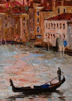 Gondolas in Venice