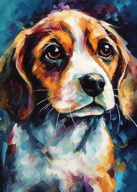 Beagle Puppy Art