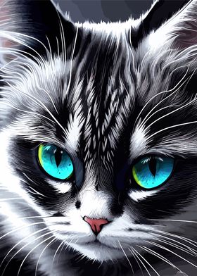 Cute Blue Eyed Pussycat