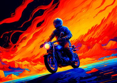 Colorful Motorcycle