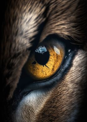 Wildcat Eyes Up Close